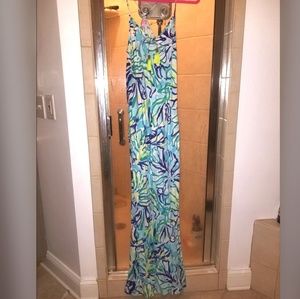 Lilly pulitzer philomena maxi Pool blue Stay Cool
